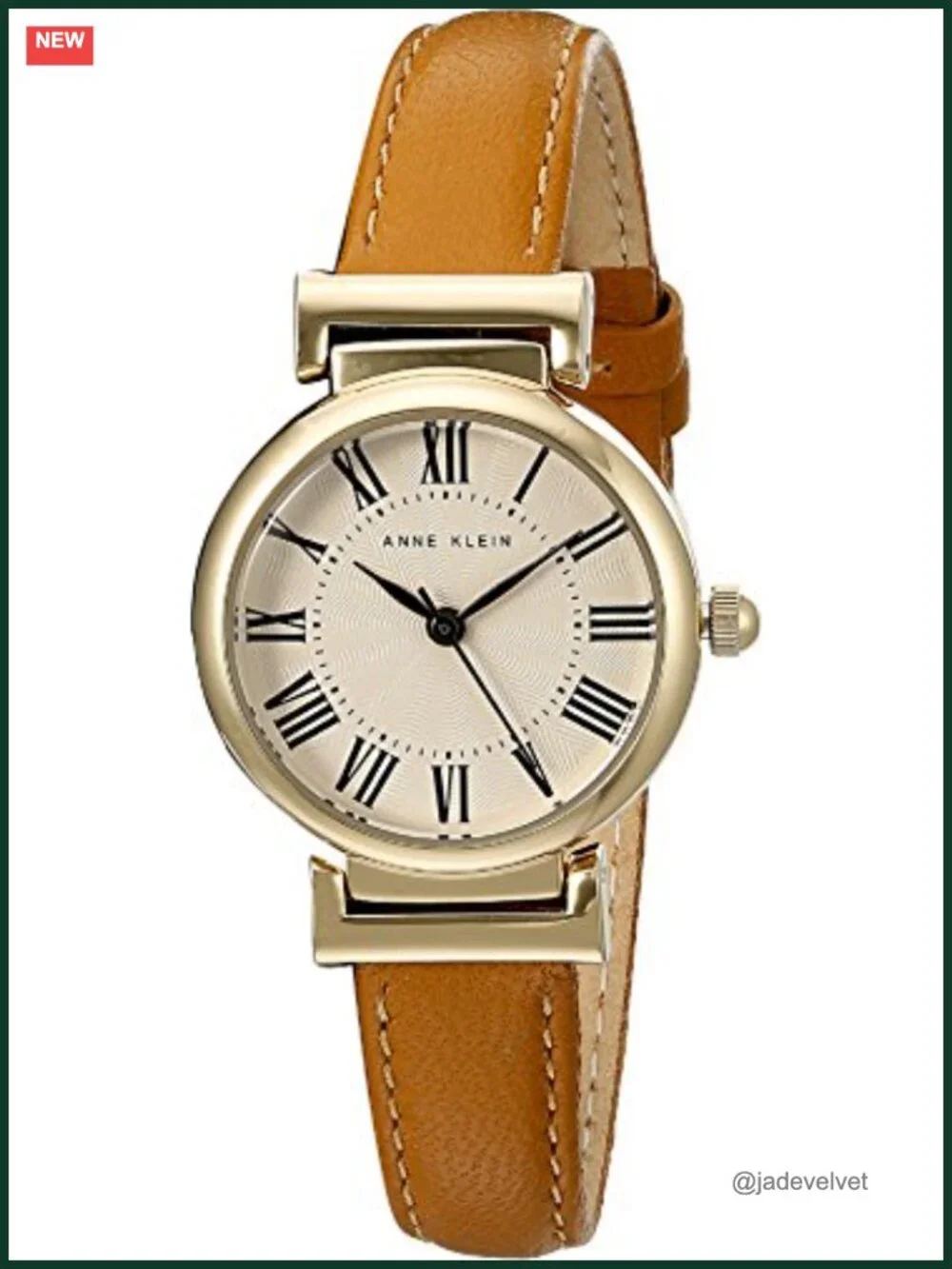 Women's Leather Strap Watch Analog Japanese Quartz 28mm Water Resistant